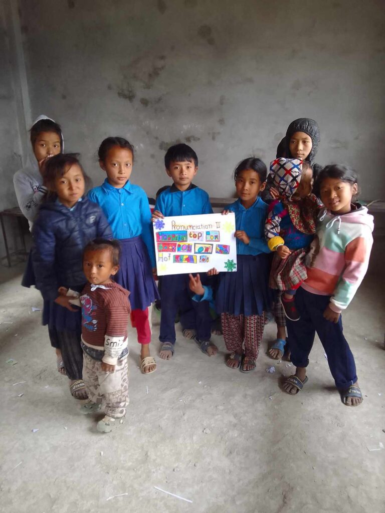 Children in the Classroom at Semjong